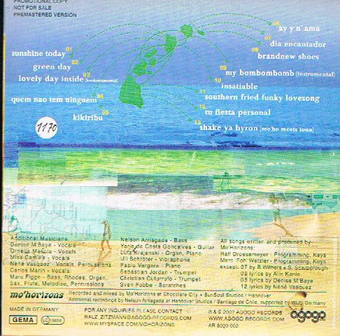 Mo' Horizons : Sunshine Today (CD, Album, Promo, Car)