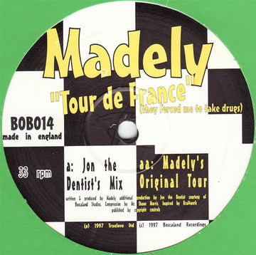 Madely : Tour De France (They Forced Me To Take Drugs) (12")