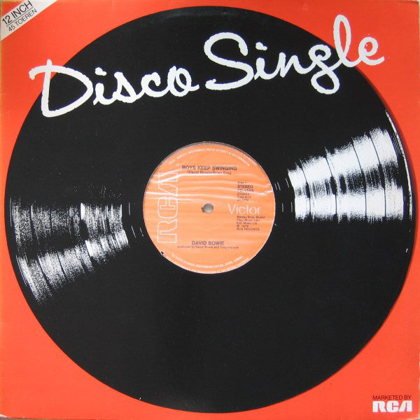 David Bowie : Boys Keep Swinging (12", Single, Sol)