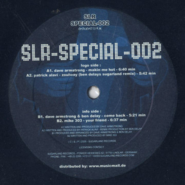 Various : SLR-Special-002 (12", Smplr, Blu)