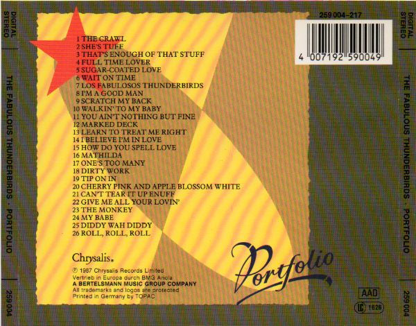 The Fabulous Thunderbirds : Portfolio (CD, Comp)