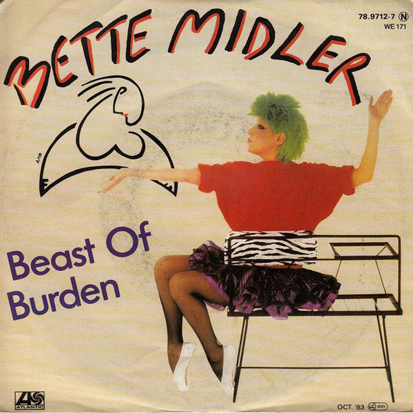 Bette Midler : Beast Of Burden (7", Single)