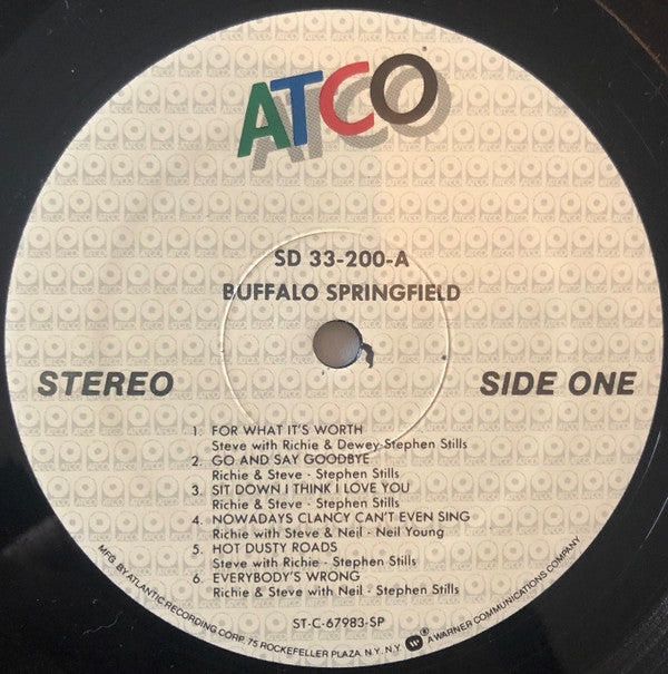 Buffalo Springfield : Buffalo Springfield (LP, Album, RE, SP)