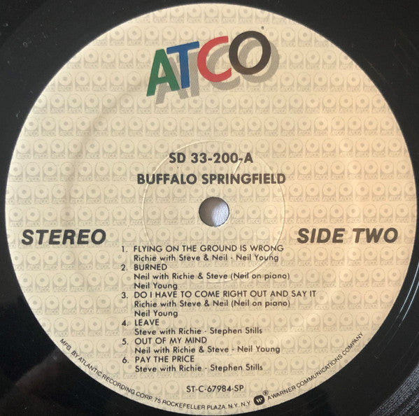 Buffalo Springfield : Buffalo Springfield (LP, Album, RE, SP)