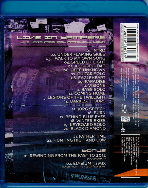 Stratovarius : Under Flaming Winter Skies (Live In Tampere - The Jörg Michael Farewell Tour) (Blu-ray)