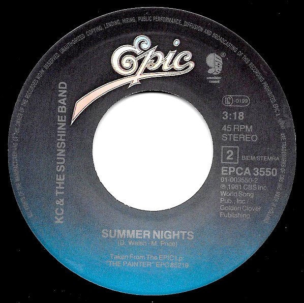 KC & The Sunshine Band : Something's Happening (7", Single)