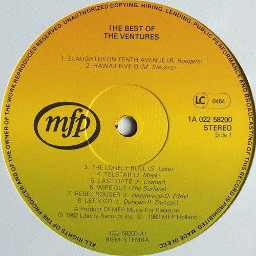The Ventures : The Best Of The Ventures (LP, Comp)