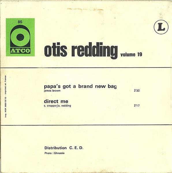 Otis Redding : Papa's Got A Brand New Bag (7", Single)