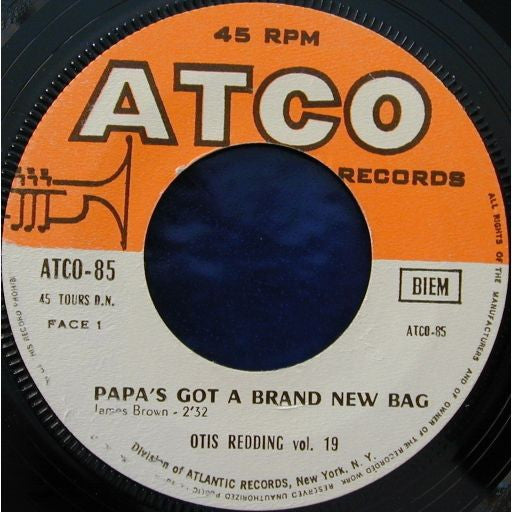 Otis Redding : Papa's Got A Brand New Bag (7", Single)