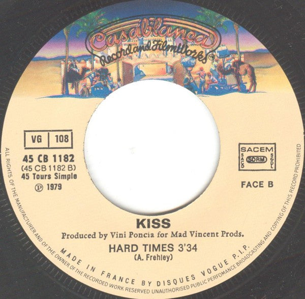 Kiss : I Was Made For Lovin' You (7", Single, Tex)