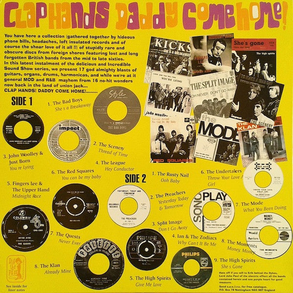 Various : Incredible Sound Show Stories Volume 9 (Clap Hands Daddy Come Home!) (LP, Comp, Unofficial)