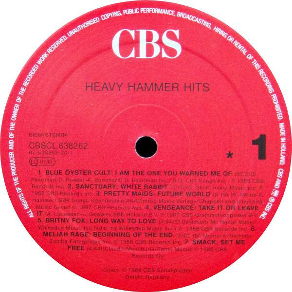 Various : Heavy Hammer Hits (LP, Comp)
