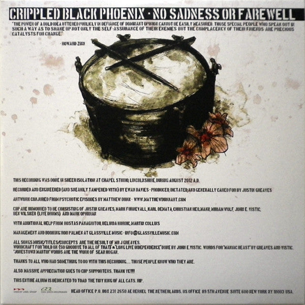 Crippled Black Phoenix : No Sadness Or Farewell (LP, EP)
