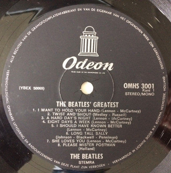 The Beatles : Beatles' Greatest (LP, Comp)