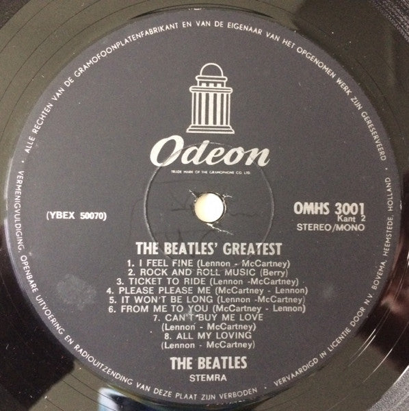 The Beatles : Beatles' Greatest (LP, Comp)