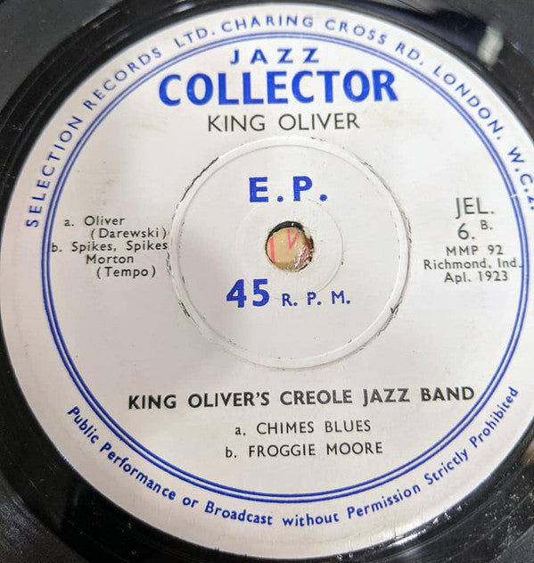 King Oliver : King Oliver (7", EP, Comp)