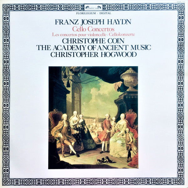 Franz Joseph Haydn* - Christophe Coin, The Academy Of Ancient Music, Christopher Hogwood : Cello Concertos ∙ Les Concertos Pour Violoncelle ∙ Cellokonzerte (LP)