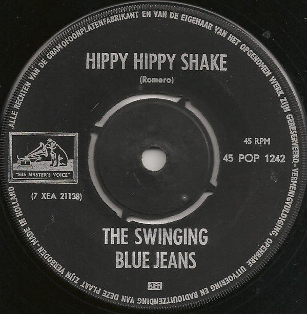 The Swinging Blue Jeans : Hippy Hippy Shake (7", Single)