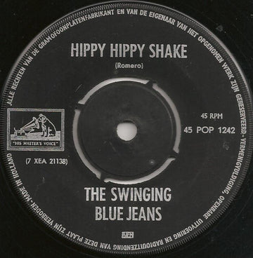 The Swinging Blue Jeans : Hippy Hippy Shake (7", Single)