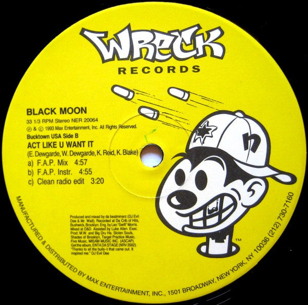 Black Moon : How Many Emcee's (Must Get Dissed) / Act Like U Want It (12")