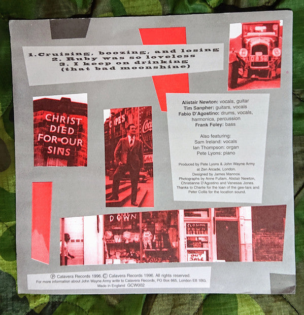 John Wayne Army : Beat City Soundtrack (7", EP, Ltd)