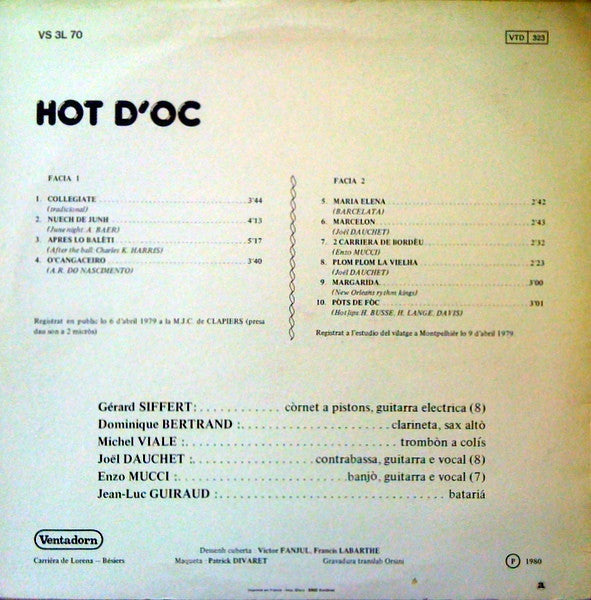 Hot D'Oc : Hot D'Oc (LP, Album)