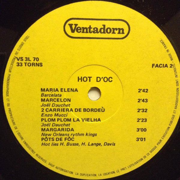 Hot D'Oc : Hot D'Oc (LP, Album)