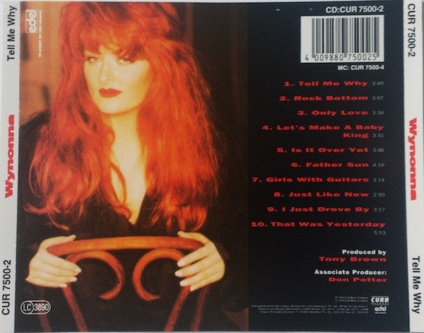 Wynonna : Tell Me Why (CD, Album)