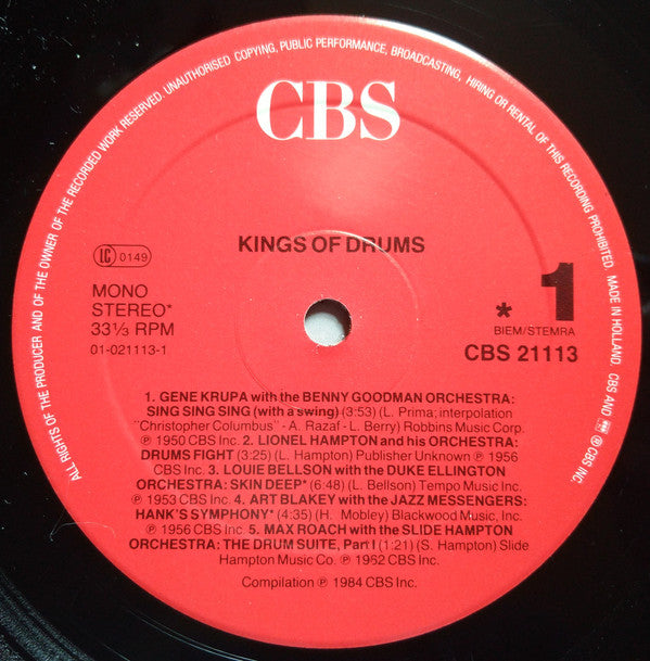 Various : Kings Of Drums (LP, Comp)