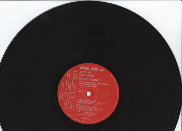 Lucien Deiss / Schola Des Pères Du Saint-Esprit De Chevilly : Un Seul Seigneur (LP, Album)