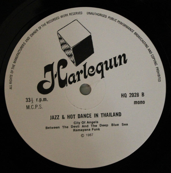 Various : Jazz And Hot Dance In Thailand 1956-1967 (LP, Comp, Mono)