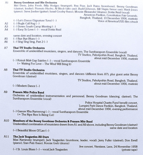 Various : Jazz And Hot Dance In Thailand 1956-1967 (LP, Comp, Mono)