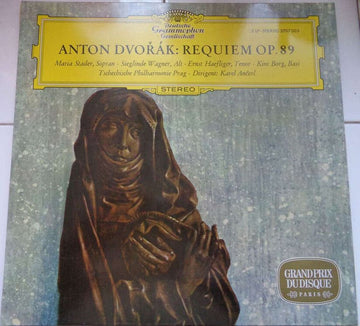 Dvořák* - Tschechische Philharmonie Prag*, Karel Ančerl : Requiem Op. 89 (2xLP, Album)