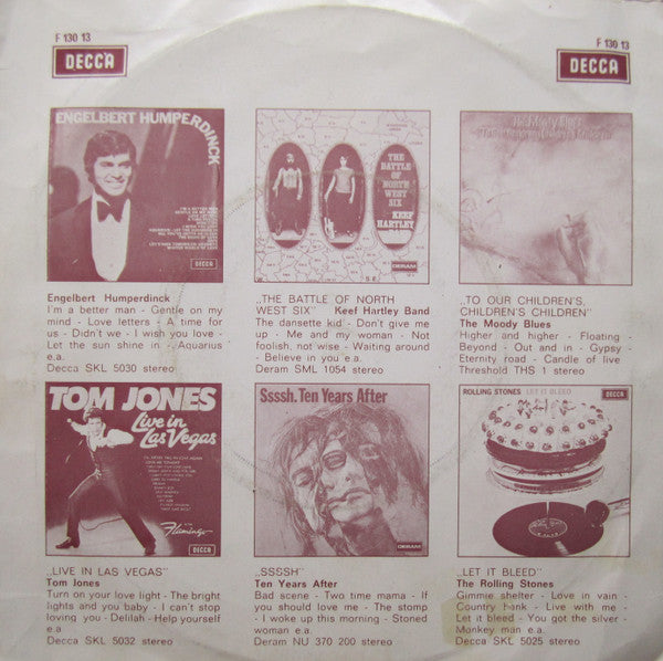 Tom Jones : Daughter Of Darkness (7", Single, Mono)