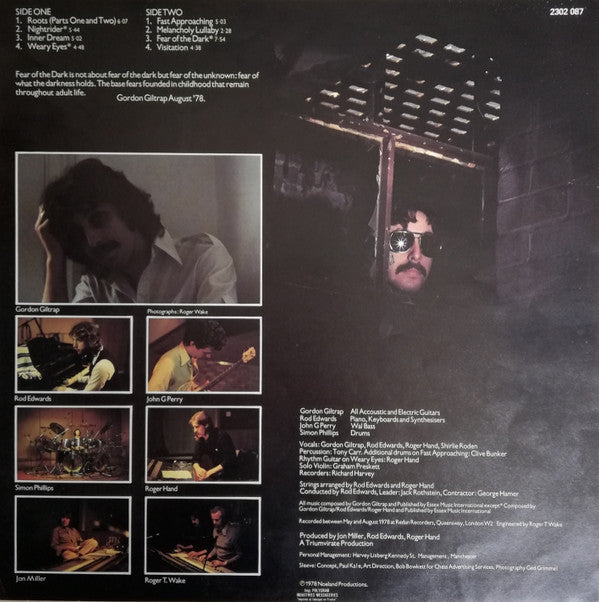 Gordon Giltrap : Fear Of The Dark (LP, Album)