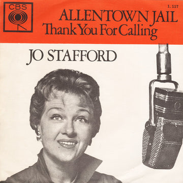 Jo Stafford : Allentown Jail / Thank You For Calling (7", Single, Red)