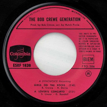 The Bob Crewe Generation : Music To Watch Girls By (7", EP)