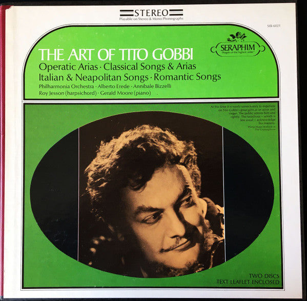 Tito Gobbi : The Art Of Tito Gobbi (2xLP, Album + Box)