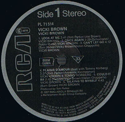 Vicki Brown : Vicki Brown (LP, Album)