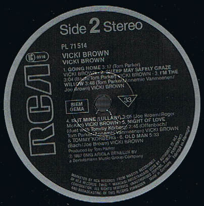 Vicki Brown : Vicki Brown (LP, Album)