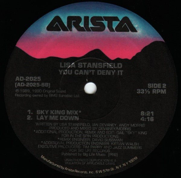 Lisa Stansfield : You Can't Deny It (12", EMW)