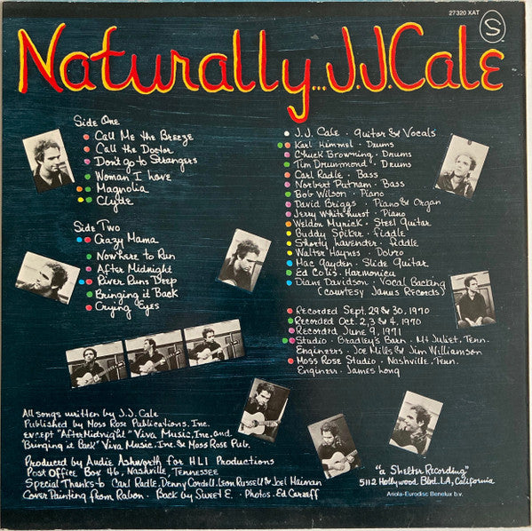 J.J. Cale : Naturally (LP, Album, RE)
