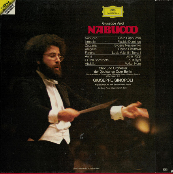 Giuseppe Verdi / Giuseppe Sinopoli : Nabucco (3xLP + Box)
