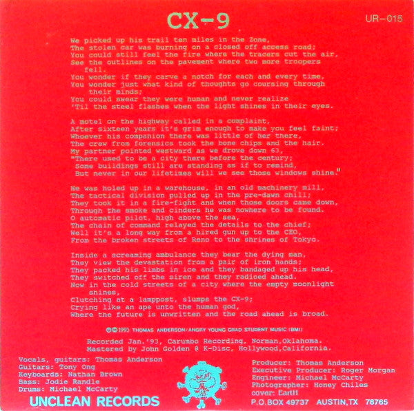 Thomas Anderson (4) : Uranium Road (7", Single)