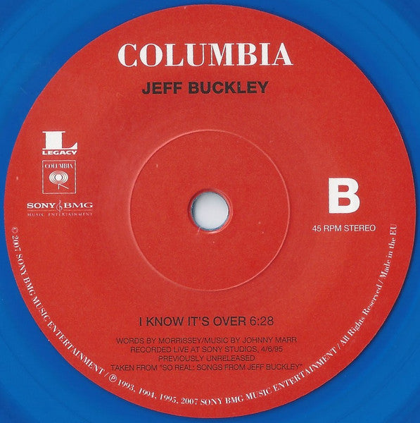 Jeff Buckley : Hallelujah (7", Promo, Blu)