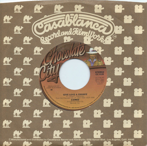 Cameo : Give Love A Chance (7", Single)