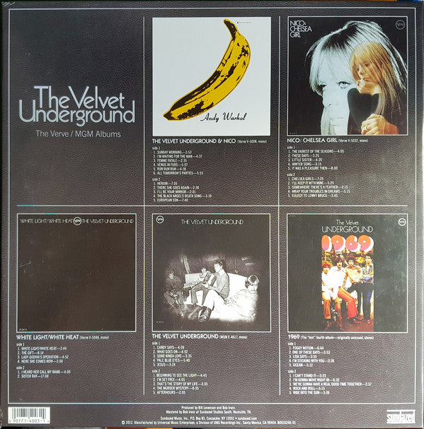 The Velvet Underground : The Verve/MGM Albums (LP, Album, Mono, RE, RM + LP, Album, Mono, RE, RM )