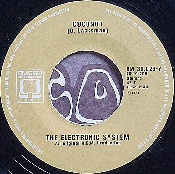 The Electronic System* : Coconut (7", Single)