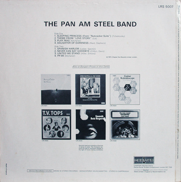 The Pan Am Steel Band : The Pan Am Steel Band (LP)
