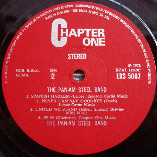 The Pan Am Steel Band : The Pan Am Steel Band (LP)